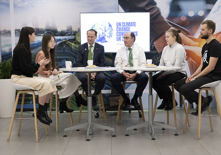 Foto El presidente de Iberdrola, Ignacio Galán, urge en la COP 26 a pasar de las promesas a la acción.